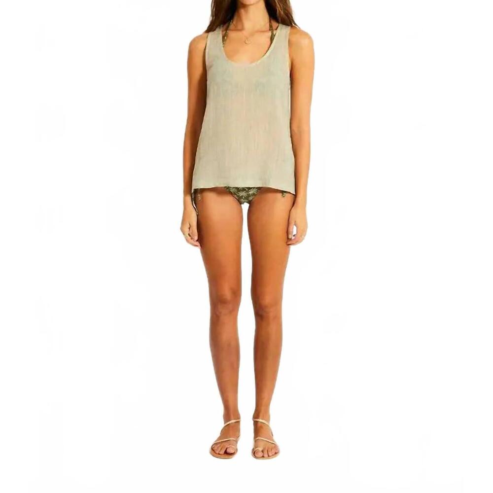 NEW LEMLEM kati tank top in nefas sage